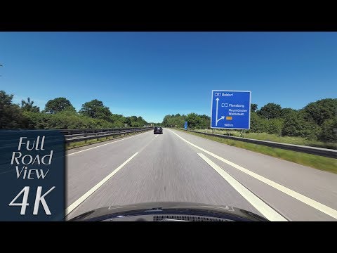 Schleswig-Holstein, Germany: Autobahn A21, Bad Segeberg - Bornhöved - 4K (UHD/2160p/60p)