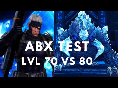 MFF | Cable Heart of Darkness Uniform | Level 70 VS Level 80 | ABX Blast Male