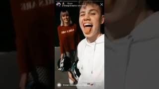 Hugo Cobo y su exnovia aurora