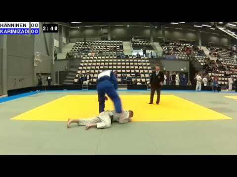 Finnish Judo Open 2018: M-81: HÄNNINEN - KARIMIZADEH