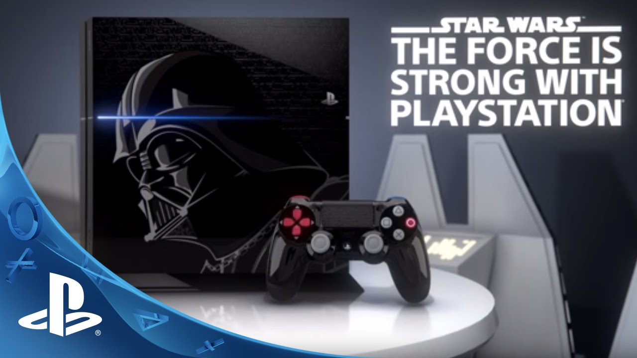 Darth Vader Inspired Ps4 System Revealed Two Star Wars Bundles Out This November Playstation Blog