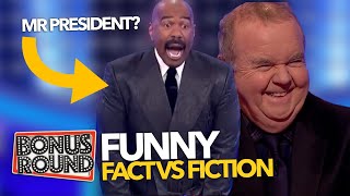 STEVE HARVEY For President! Funny Family Feud, Funny HIGNFY & Facts From QI