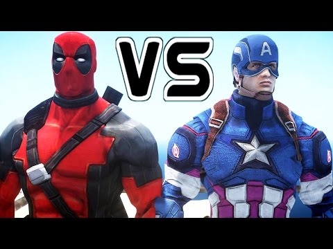 CAPTAIN AMERICA VS DEADPOOL - EPIC BATTLE