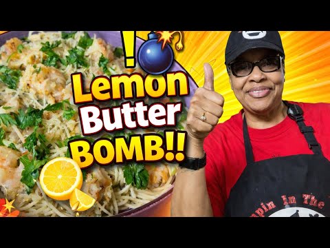 This Baked Shrimp Scampi Is a Lemon-Butter BOMB !!!🍋🧈🦐