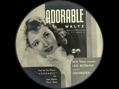 "ADORABLE" - Leo Reisman and his Orchestra, 1933