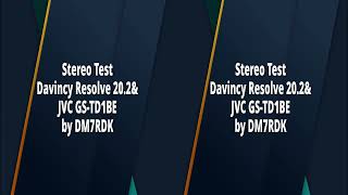 Testvideo Stereo export ffmpeg and mkv versuch flags zu setzen...