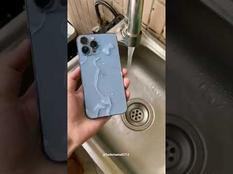 IPhone 13 Pro Max | Water 💦Test | Waterproof 💧| #shots #youtubeshorts