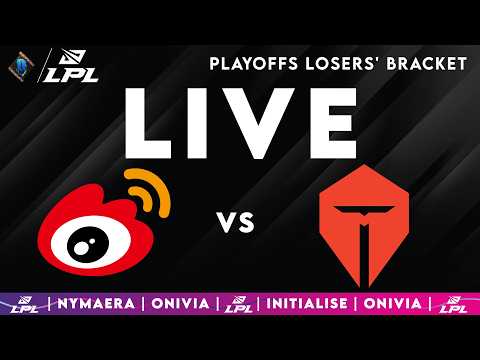 LPL 2026 Live Split 1 | LPL English Playoffs with Nymaera & Initialise WBG vs TES