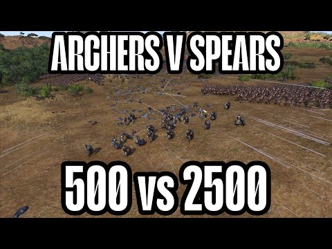 What Happens When 2500 Archers Fight 500 Elite Trojans? – Total War: Pharaoh