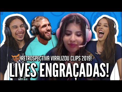 JOVENS REAGEM A MOMENTOS ENGRAÇADOS DAS LIVES - RETROSPECTIVA 2019