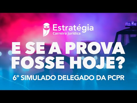 6º Simulado da PCPR - Correção
