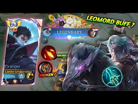 EPIC COMEBACK ! I MEET PRO LEOMORD AFTER BUFF ! THIS BROKEN BUILD FOR COUNTER LEOMORD ! - MLBB 