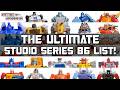 The Ultimate STUDIO SERIES 86 List First Edition