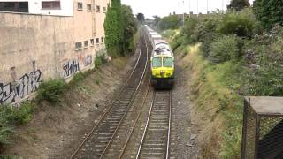 preview picture of video 'Irish Rail Freight in north Dublin City'