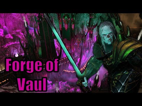 EPIC SIEGE AT THE FORGE OF VAUL - The Last Alliance of Elves vs. Undead - Total War Warhammer 2