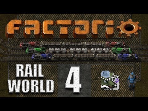 Factorio [0.17] - Rail World Ep. 4 - Exploration and planning