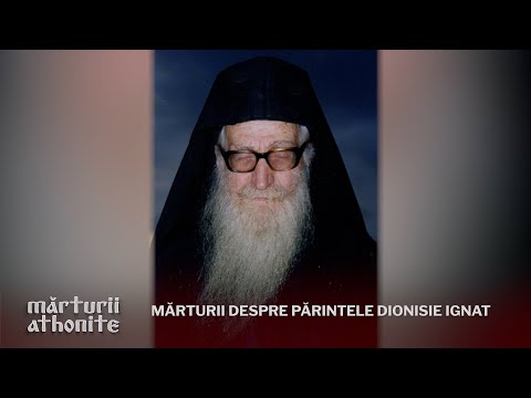 Mărturii despre Părintele Dionisie Ignat #MărturiiAthonite