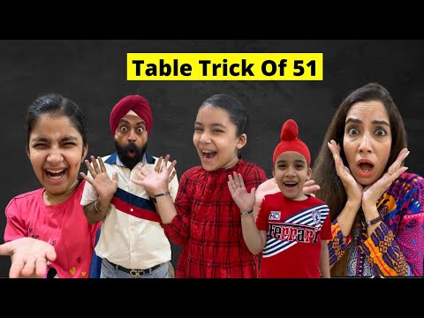 Table Trick Of 51 | RS 1313 SHORTS #Shorts