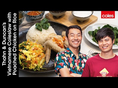 Vietnamese Coleslaw with Poached Chicken by Thahn & Duncan