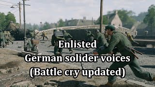 【Game】Enlisted - German solider voices translated Part 3 (Battle cry updated)