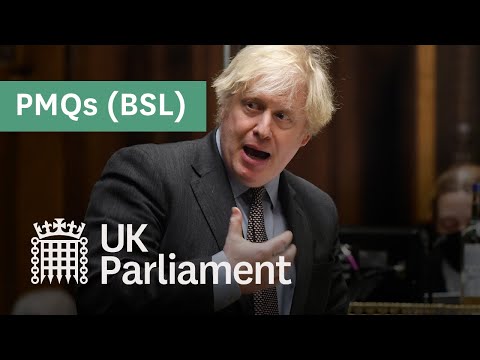 Prime Minister's Questions with British Sign Language (BSL) - 10 February 2021