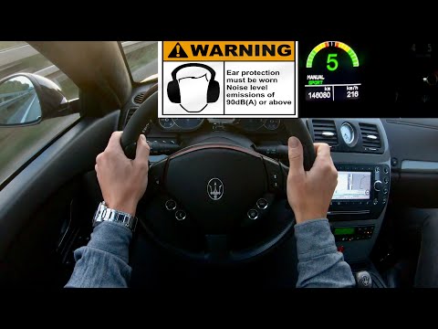 MASERATI QUATTROPORTE GTS POV DRIVE Onboard ||| INSANE SOUND ||| TERRORIZING CITY ||| FLYBYS TUNNEL