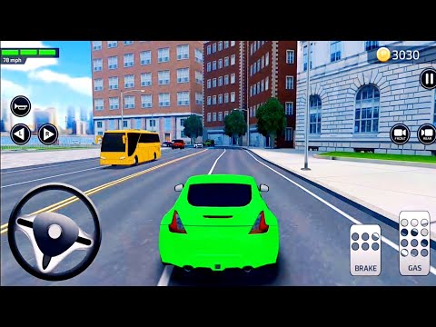 Parking Frenzy 2.0 3d simulator Android #3► Green Car Driving Gameplay #parkingfrenzy #3dcargame