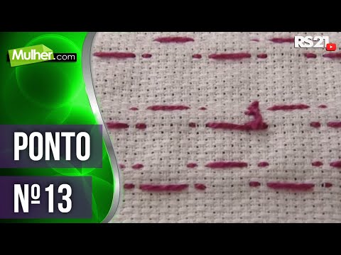 How to make stitch #13 | Ana Maria Ronchel | Mulher.com | 02/17/2014 | @RedeSeculo21
