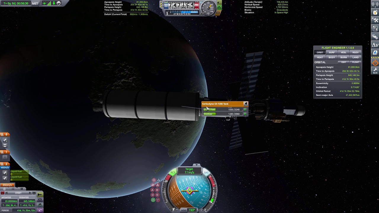 KSP Tutorials - Asteroid rendezvous