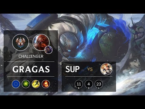 Gragas Support vs Lux - EUW Challenger Patch 9.13