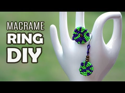 MACRAME LEAF PATTERN for Brooch Keychain Flower Wall Decor