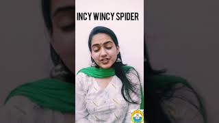 Incy wincy spider with actions #actionrhymes #kidsrhymes
