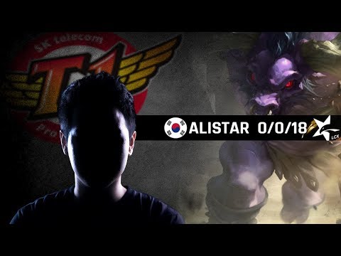 Highlights SKT Effort with Alistar - LCK Spring 2018 W1D2