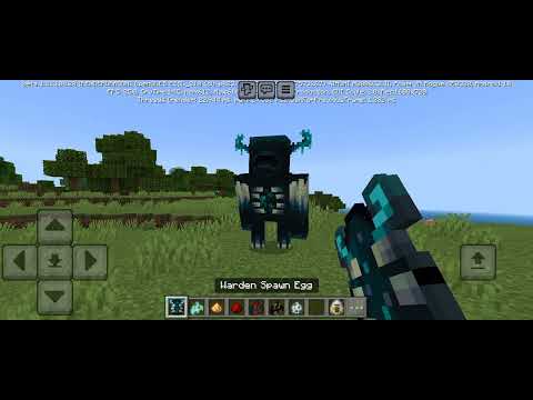 Minecraft warden vs mutant iron golem fight #gaming #minecraft #viralvideo 