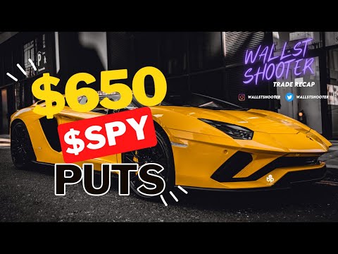 TRADE RECAP | Over $650 on $SPY Puts
