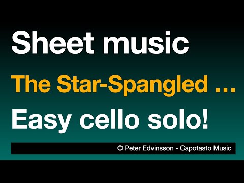The Star-Spangled Banner - Cello sheet music | Capotasto Music