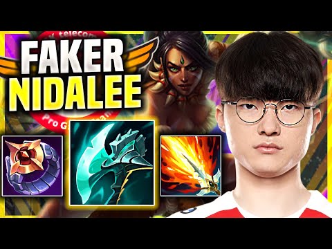 FAKER IS READY FOR NIDALEE! - T1 Faker Plays Nidalee Jungle vs Karthus! | Season 11