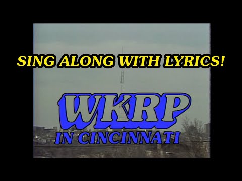 WKRP In Cincinnati theme song - lyrics on screen