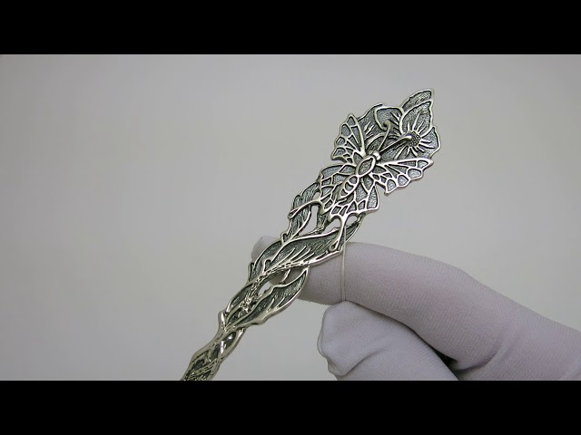 Десертная серебряная ложка 116ЛТ Видеообзор