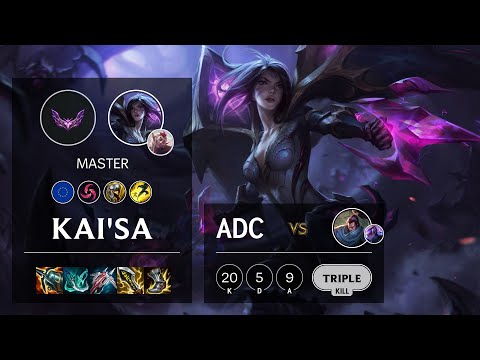 Kai'Sa ADC vs Yasuo - EUW Master Patch 12.4