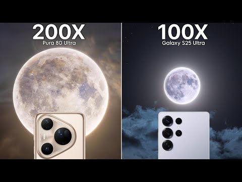 Huawei Pura 80 Ultra VS Samsung Galaxy S25 Ultra Live Zoom Test Comparison