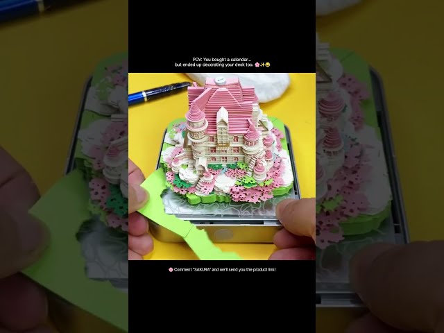 Vídeo relacionado con Calendario semanal 3D 2026 - Notre-Dame de Paris | Calendario de manualidades con modelo arquitectónico 3D en papel | Decoración de escritorio & figura decorativa exclusiva