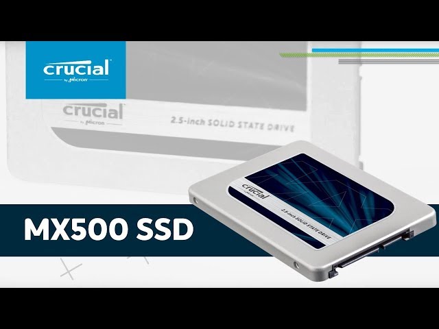 Vidéo teaser pour Crucial® MX500 SSD product tour