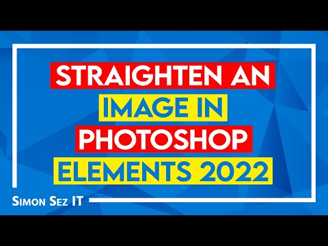 How to Crop a Photo and Images in Photoshop Elements 2022 Using the Crop Tool