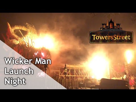 Wicker Man Alton Towers Launch Night