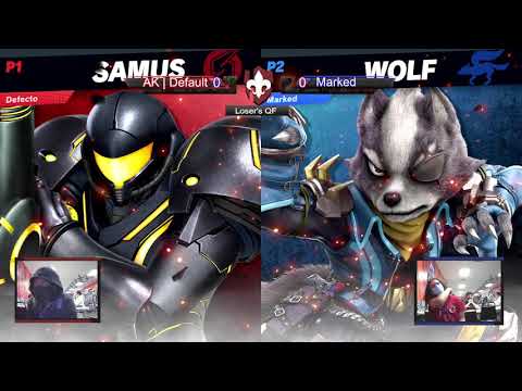 Ultimate @ TRG 27 - AK | Default (Samus) vs Marked (Wolf) [Loser's Quarter-Finals]