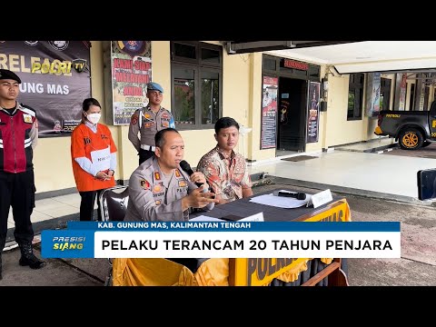 POLRES GUNUNG MAS KALTENG AMANKAN RESIDIVIS PENGEDAR SABU
