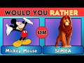WOULD YOU RATHER?  DISNEY EDITION 🚀✨|  DISNEY CHARACTERS 🎮🚩