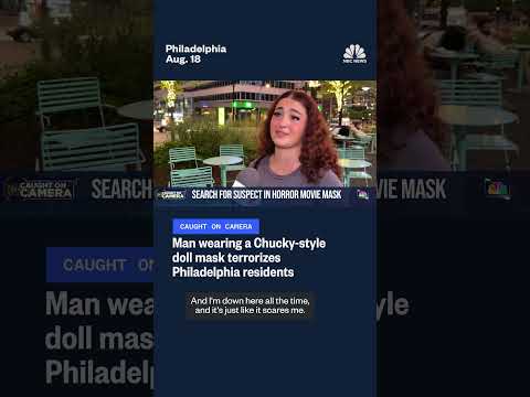 Man wearing a Chucky-style doll mask terrorizes Philadelphia residents