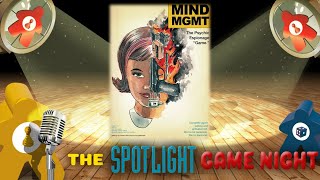 Spotlight Game Night LIVE - MIND MGMT